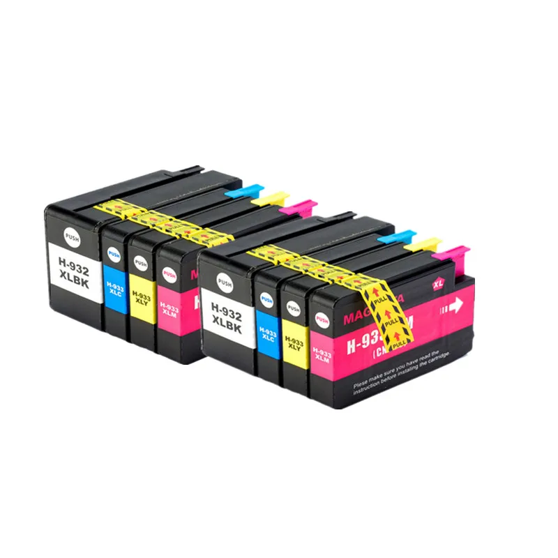 2SET 932XL 932 933 для hp 932 933XL сменный чернильный картридж для hp Officejet 6100 6600 6700 7110 7610 7612 принтер - Цвет: 2SET