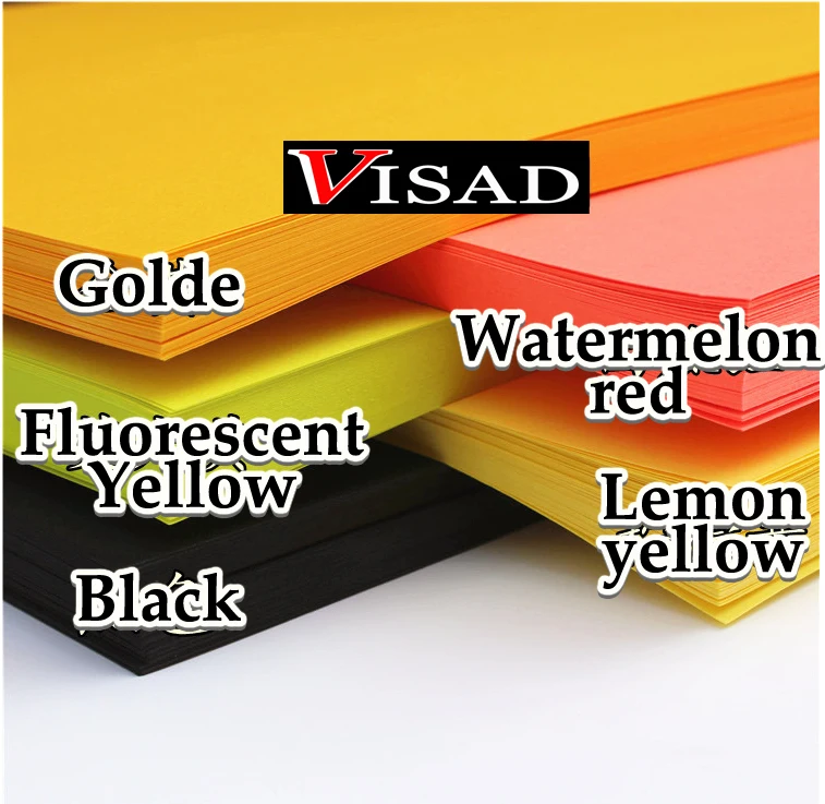 Free shiping 15 colors A4 copy paper &amp office colour handmade printing origami | Канцтовары для офиса и дома