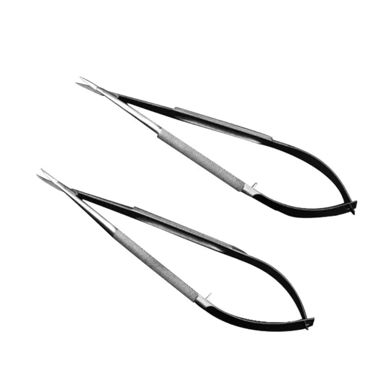 

Microscopic Scissor Forcep Probe Micro Hook Tweezer Spatula 12cm Stainless Steel