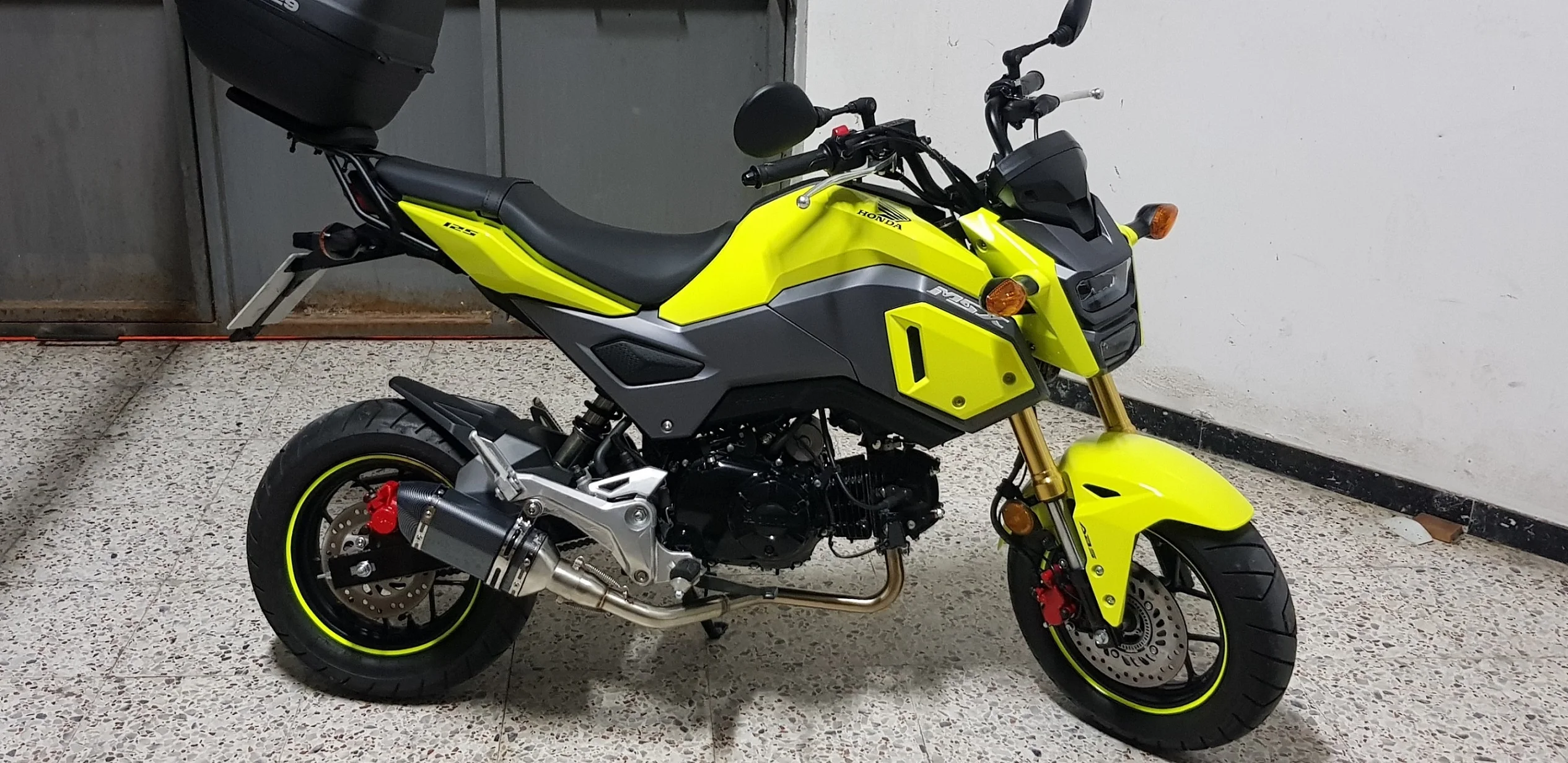 RANSOTO мотоцикл Выхлопная система передний коллектор для Honda Grom MSX125 2013