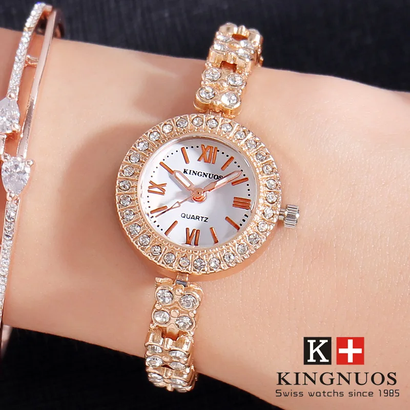 Relogio Feminino дропшиппинг бренд класса люкс Для женщин часы золотого цвета с