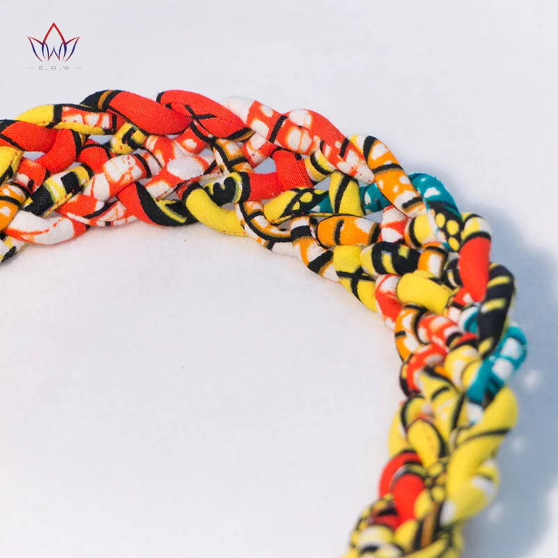 Лидер продаж 2020 Африканский чокер Дашики ручной работы ожерелье для женщин 12