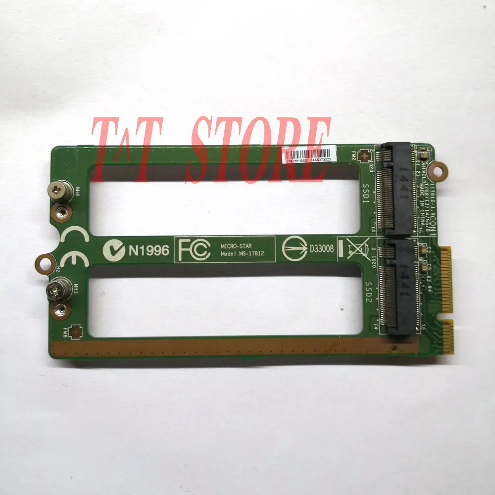 Оригинал для MSI GT72 2QD MS 1781 ноутбук SSD слот карты памяти флэш накопитель REV 1 0 тест