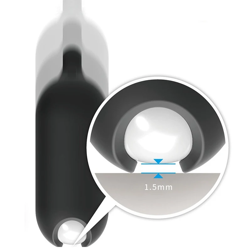 Водонепроницаемый чехол для наушников Airpods 2& 1 мягкий гладкий силиконовый Bluetooth беспроводной чехол для наушников Airpods с кольцом-держателем