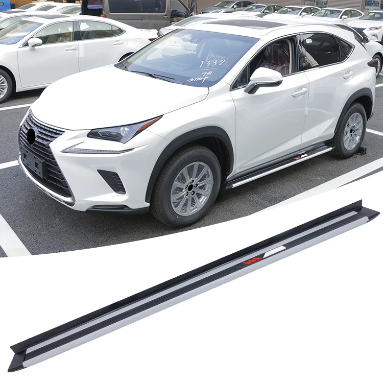 

Fit for LEXUS NX 200 300h 200T 2015-2020 Running Board Side Step Nerf Bar New Designed Aluminium Alloy Car Styling