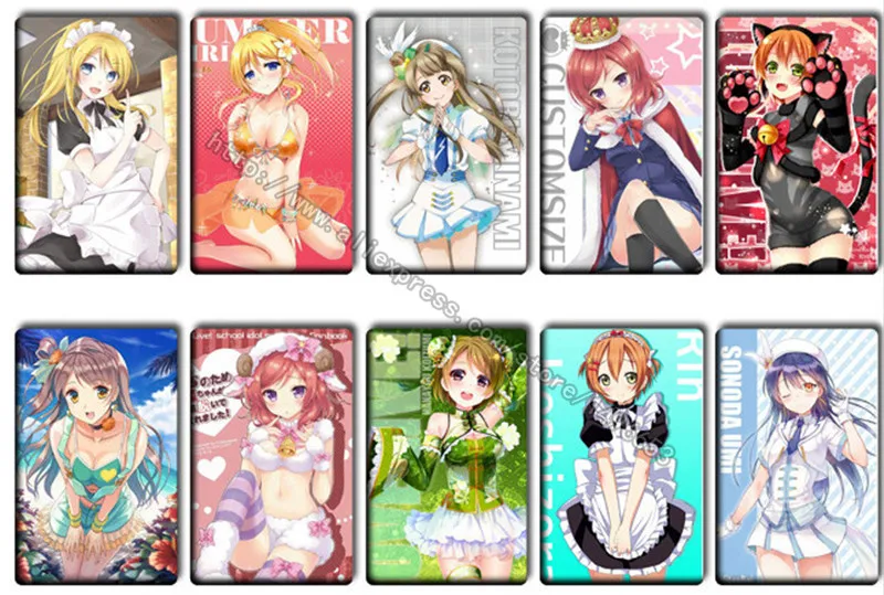 30 шт./лот любовь наклейки со словом Live игрушки из японского аниме Honoka Котори Yazawa; карты Стикеры DIY LoveLive Школа idol проект детский
