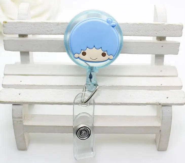 1 шт. Kawaii, выдвижная катушка для бейджа Anpanman, медвежонок, мелодия, двойная звезда, Студенческая медсестры, Exihibiton, ID, имя, держатель для бейджа, канцелярские принадлежности - Цвет: 7