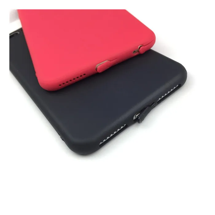 Gimfun Simple Soild Soft Phone Case for Iphone 6 6s 6plus 7 7plus 8 5 5s Lovers Red Silicone Tpu Back Cover Shell |