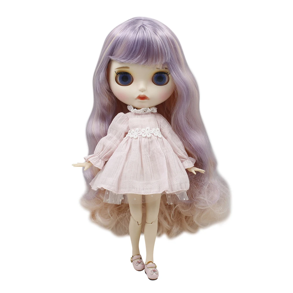 ICY 1/6 bjd Персонализированная кукла 30 см матовое лицо с бровями блеск для губ