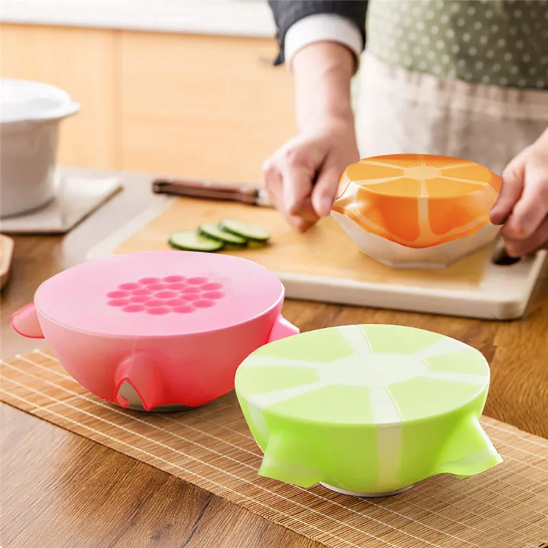 Hoomall 1 шт. силиконовые универсальные крышки для сохранения свежести