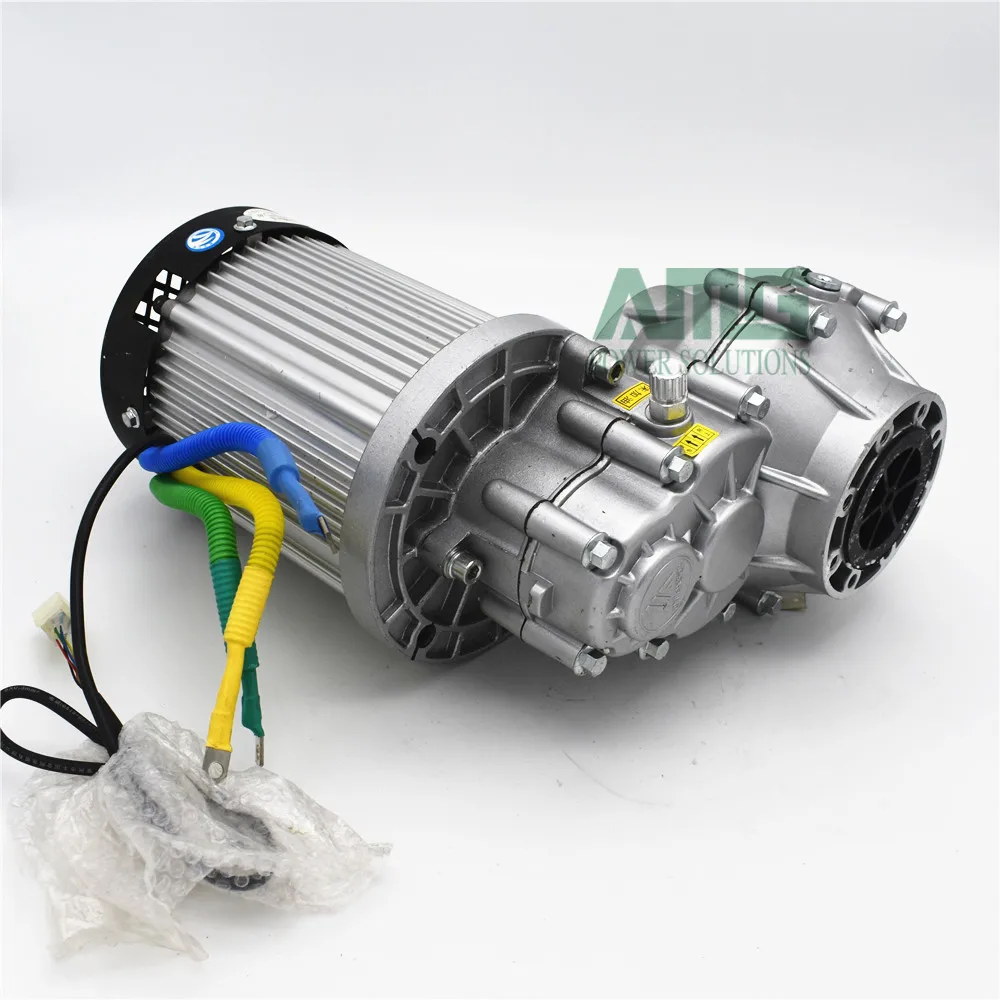 1000 Вт/1200 Вт DC 48/60/72V2750rpm высокоскоростной бесщеточный дифференциальный двигатель для электрического трицикла, BM1412HQF