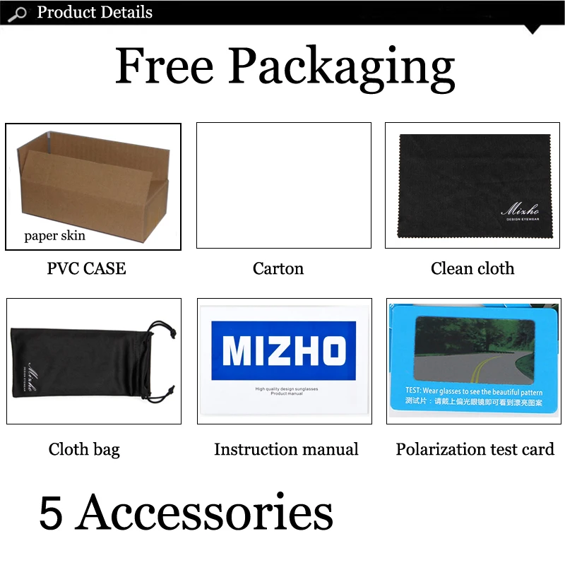 

MIZHO Busines Mirror UV Protection Retro Sunglasses Men Polarized Driving Pilot Traveling Luxury Sunglass Women Brand Design