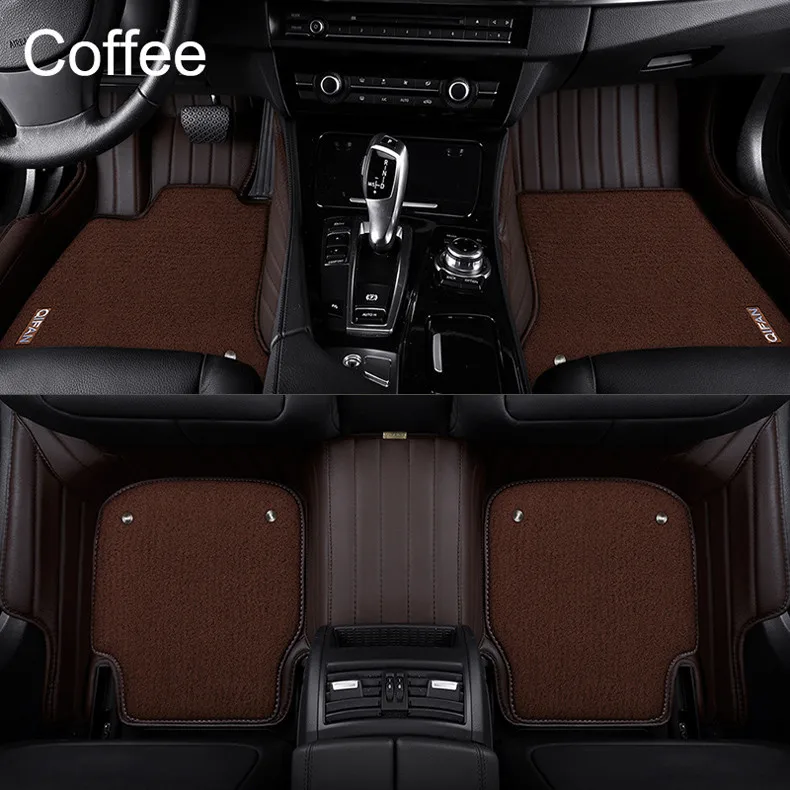AutoDecorun Custom Fit автомобильные коврики для Dodge Journey JCUV 3 ряда автомобильный коврик ПВХ кожа автомобили ковер интерьерные аксессуары Стайлинг