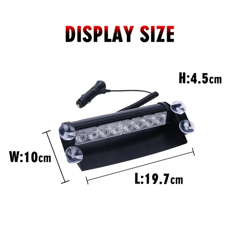 8 светодиодный автомобильный грузовик тире стробоскоп вспышка светильник
