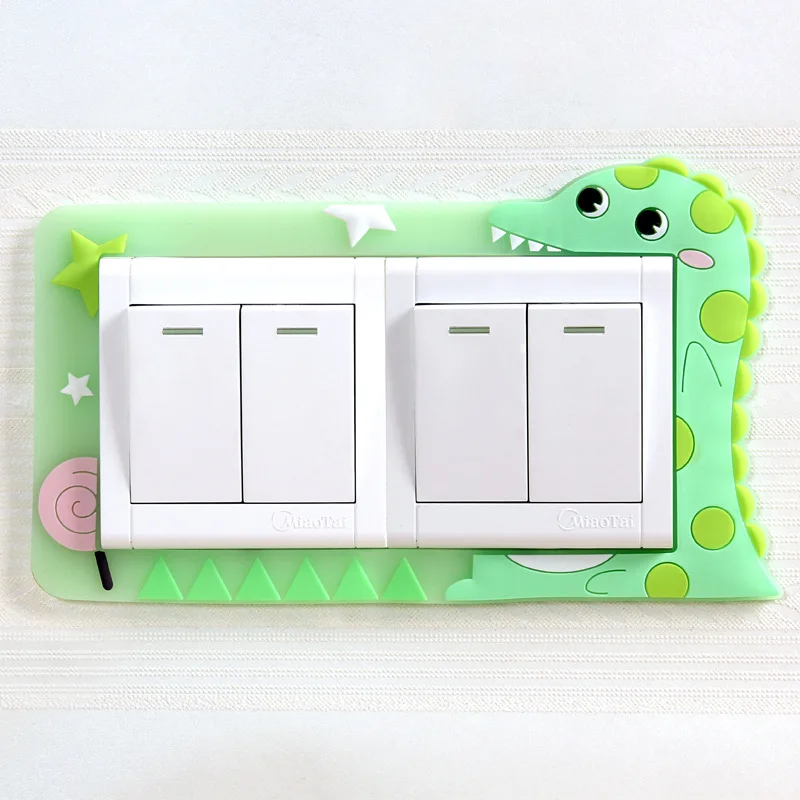 20 DIY Забавный милый мультфильм собака переключатель наклейки настенные наклейки украшение дома украшение спальни и гостиной горячая смола - Цвет: 20