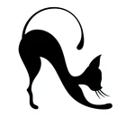 Красивые водонепроницаемые Временные татуировки кошки, мужские временные татуировки с милыми животными, Временные татуировки, временные тату