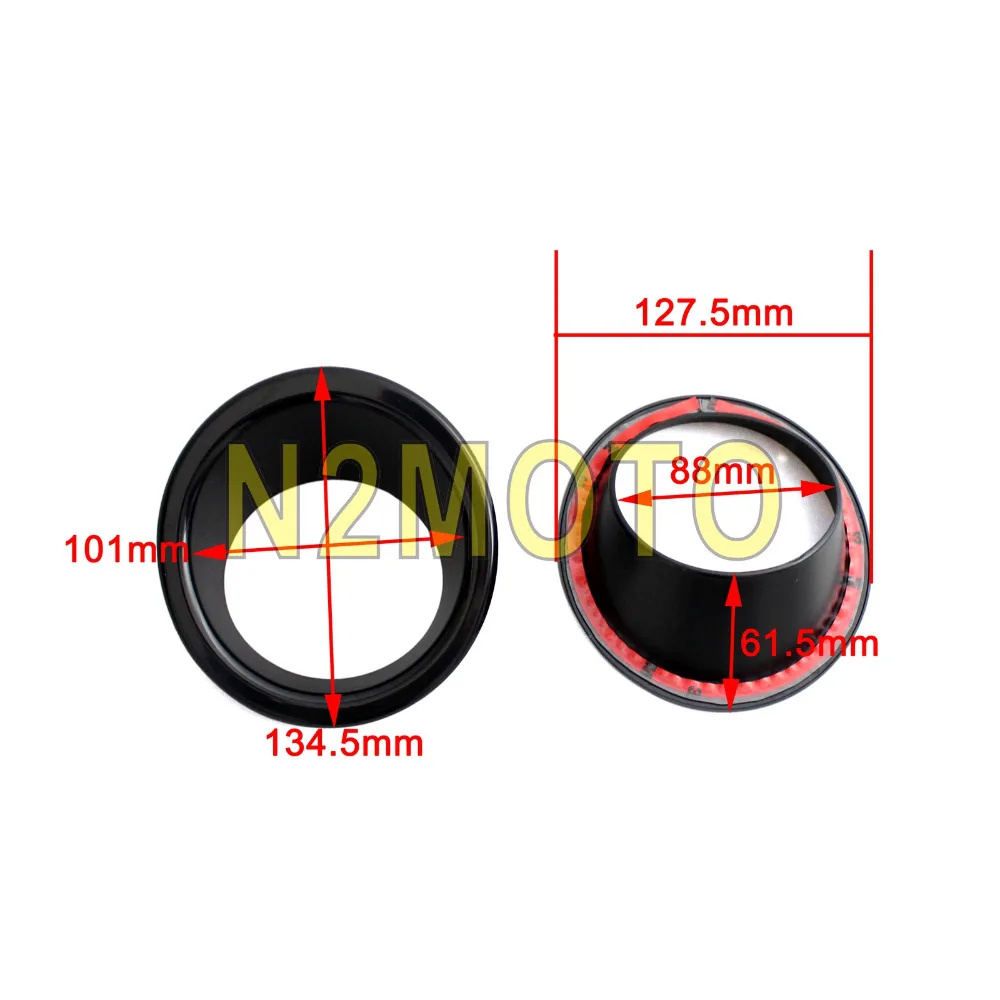 Black Chrome 2pcs Exterior Bumper Fog Light Lamp Ring Trim Cover Spotlight Protection for Jeep Wrangler JK 2007-2017 | Автомобили и