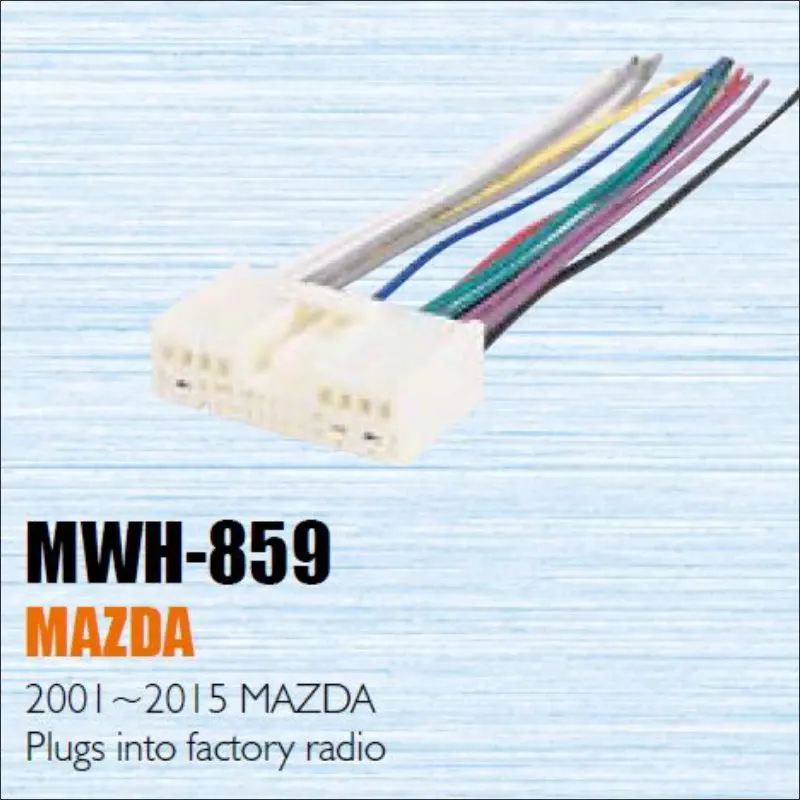 Car CD/DVD Player Power Wire Cable For Mazda 2001-2015 Plug Into Factory Radio / DIN ISO Female | Автомобили и мотоциклы