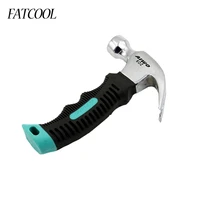 multifunction mini safety claw hammer plating polishing surface ergonomic design plastic handle portable hammer tool