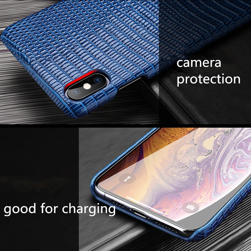 Чехол Из Натуральной Кожи Ящерицы для iphone X XS XR XS Max для iphone 11 Pro MAX для iphone 6s 7 8 plus задняя крышка из натуральной кожи