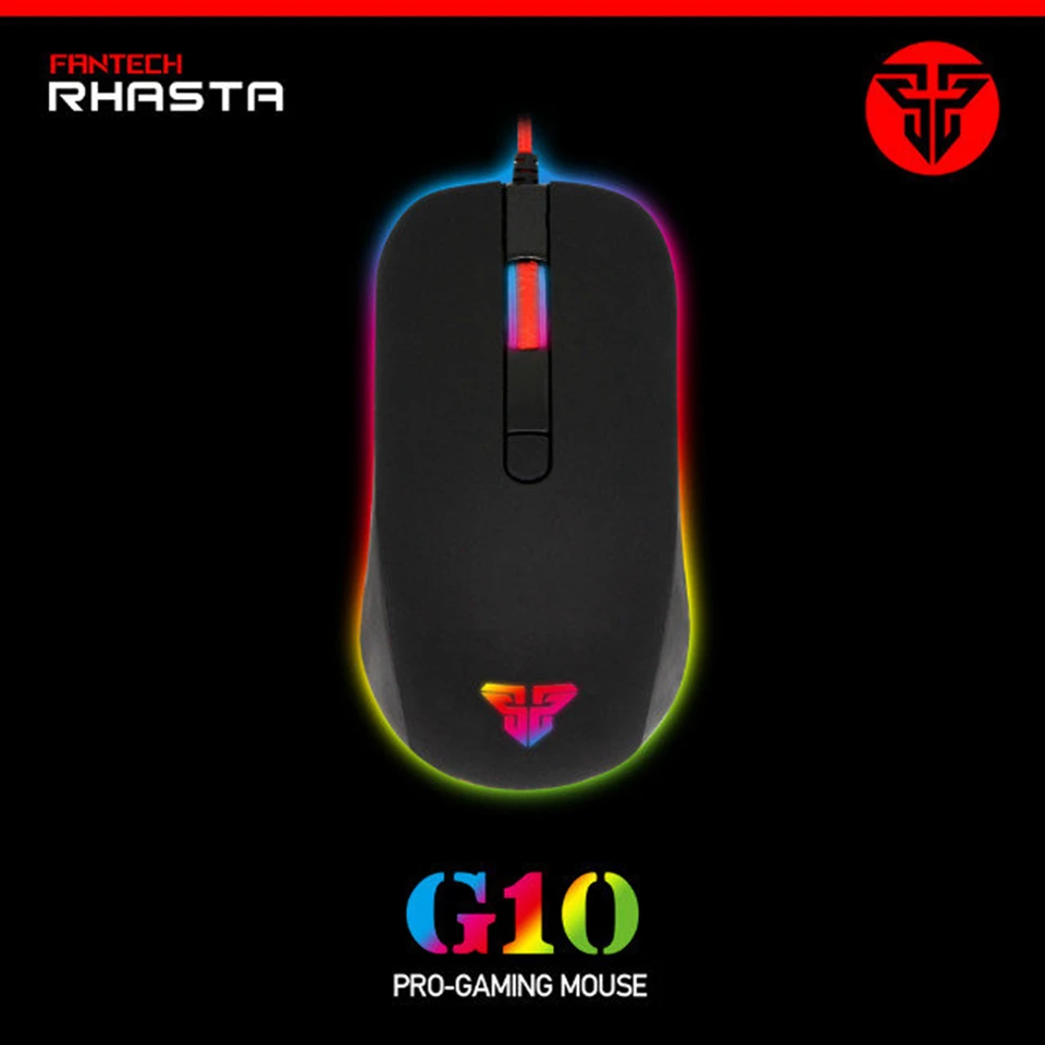 Fantech G10 dpi 800-2400 профессиональная Проводная мышь USB для ПК ноутбука Pro ПК компьютера офиса