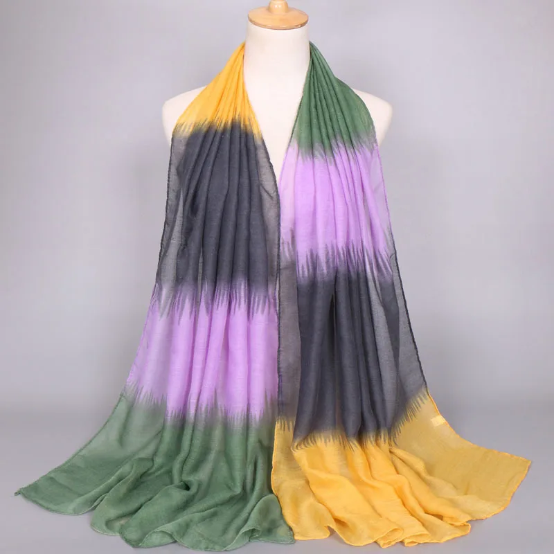 2018 платки Осенне зимняя Дамская обувь длинные большой в полоску геометрический