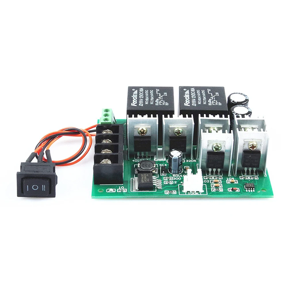 Контроллер скорости ШИМ pwm электронный регулятор 40A DC 10V 50V 12V / 24V 36V 48V Матовый