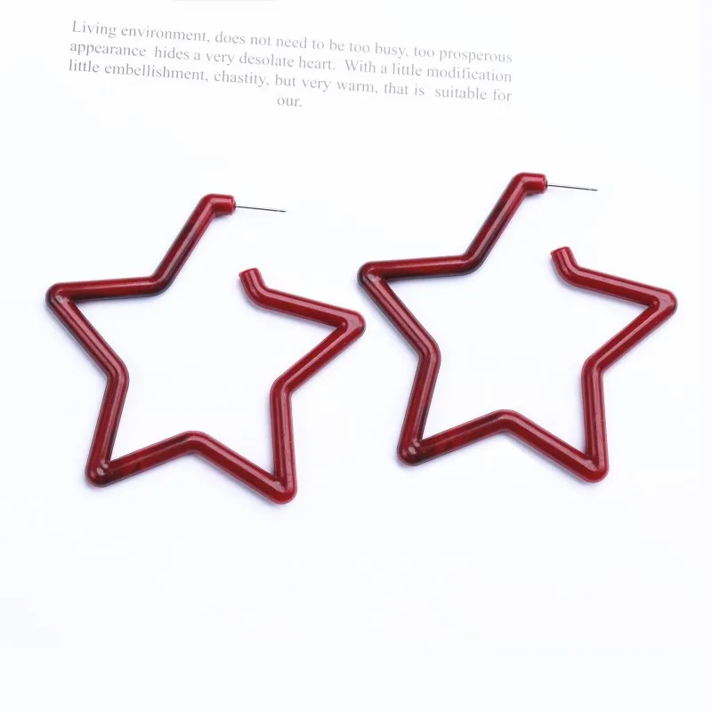 Женские крупные серьги подвески с леопардовым принтом акриловые полые из