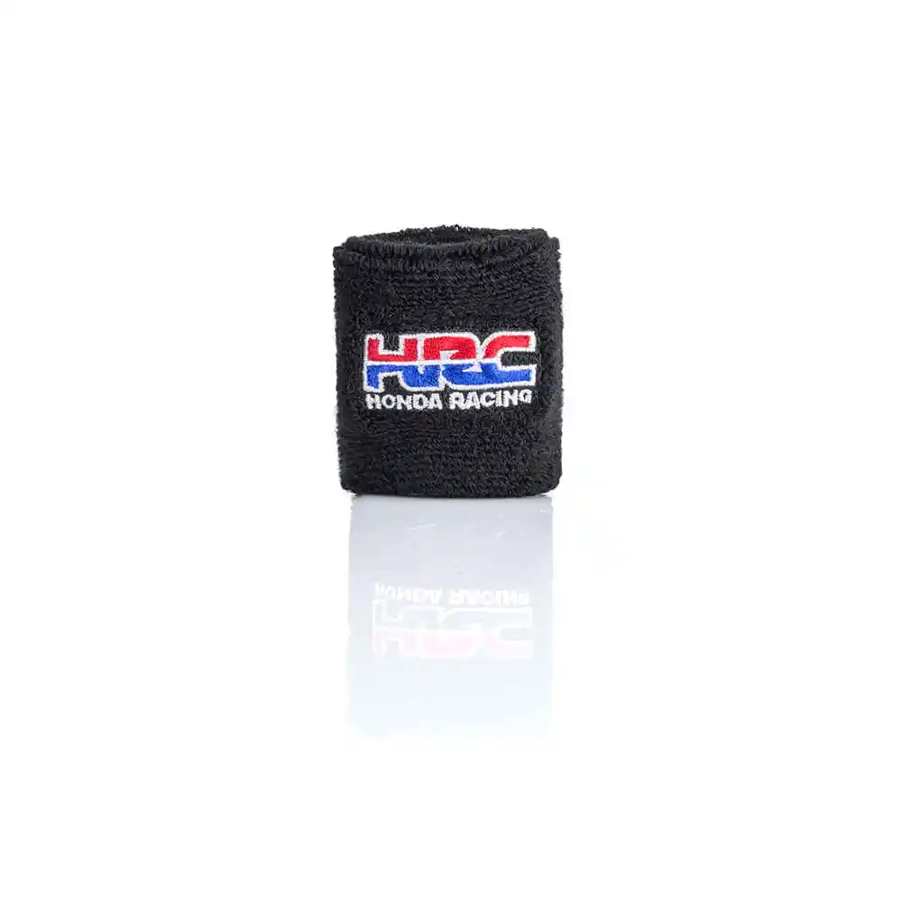 HRC BK Small MOTO4U хлопок мотоциклы Гибкая Тормозная жидкость сцепления масла резервиор носки поглощающие утечки для Honda HRC два размера - Цвет: HRC BK Small