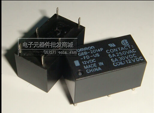 HOT NEW G6B-2014P-FD-US-12VDC G6B-2014P-FD-US 12VDC G6B-2014P DC12V 5A OMRON DIP6