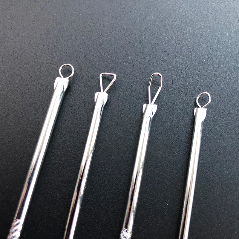 4 шт. экстрактор угрей комедонов акне прыщей ложка для лица|Устройство ухода за