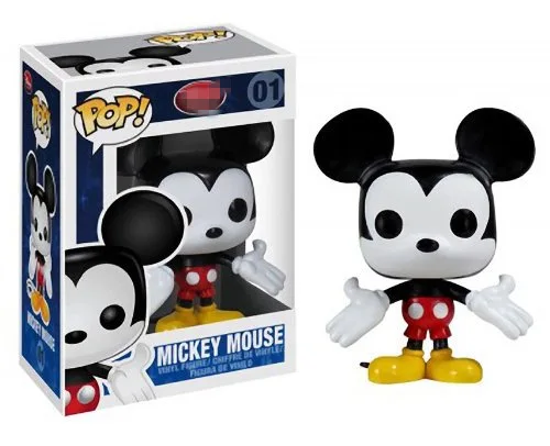 Официальный Funko поп Микки Маус#01 качающаяся голова Виниловая фигурка Коллекционная модель игрушки с оригинальной коробкой
