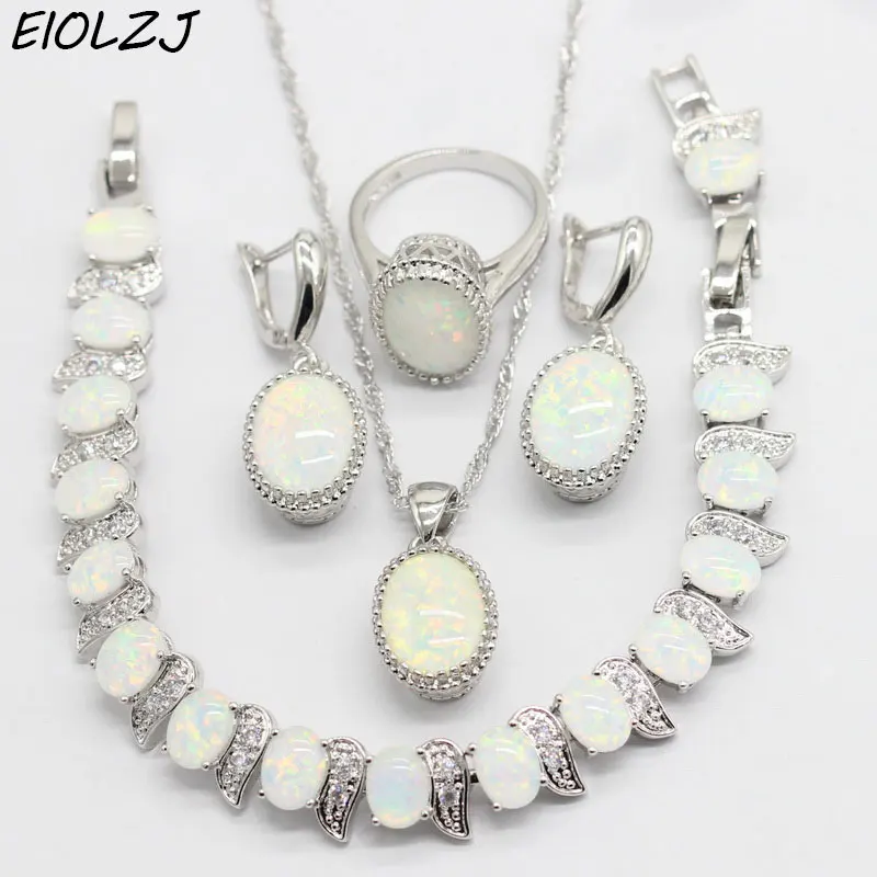 Мода штамп 925 серебряные Свадебные украшения наборы для женщин Модный