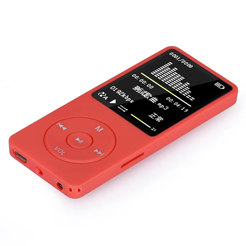 8 ГБ 70 часов воспроизведения MP3 MP4 без потерь Звук Музыкальный плеер FM рекордер TF карта для Windows с шумоподавлением диктофон