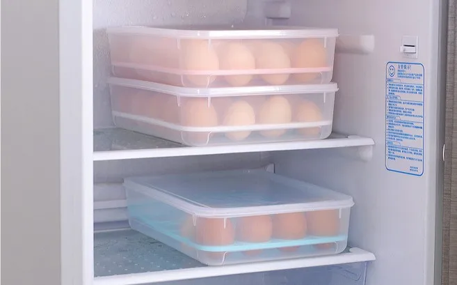 1PC Plastic Egg Kitchen egg Storage Box 20 Grid Eggs Holder Stackable Freezer Organizers Container LF 059 | Дом и сад