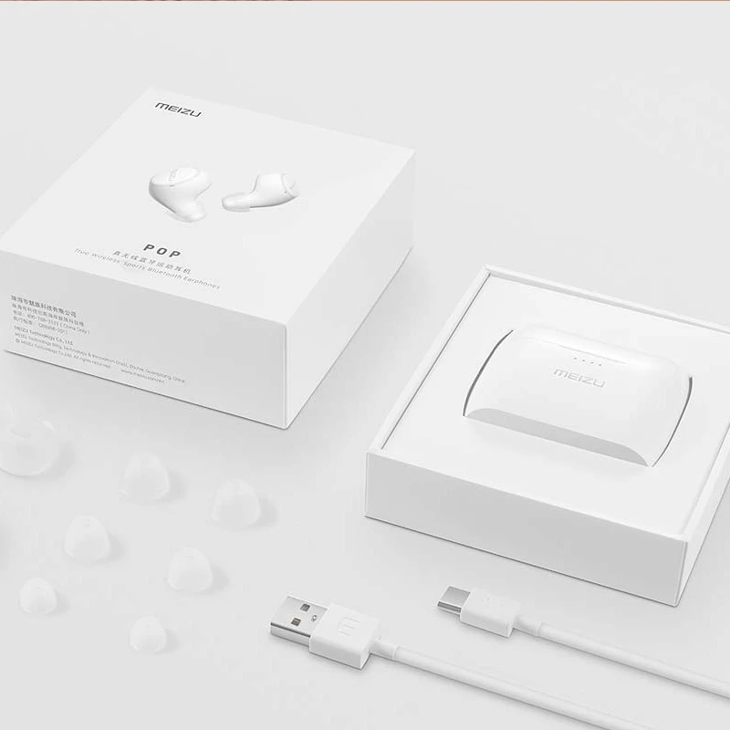 Meizu настоящие беспроводные наушники вкладыши IPX5 водонепроницаемые TWS Bluetooth