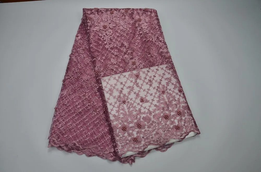 High quality nigerian lace fabric french beaded african net wholesale for party dresses 5yard/lot PN37805 | Дом и сад