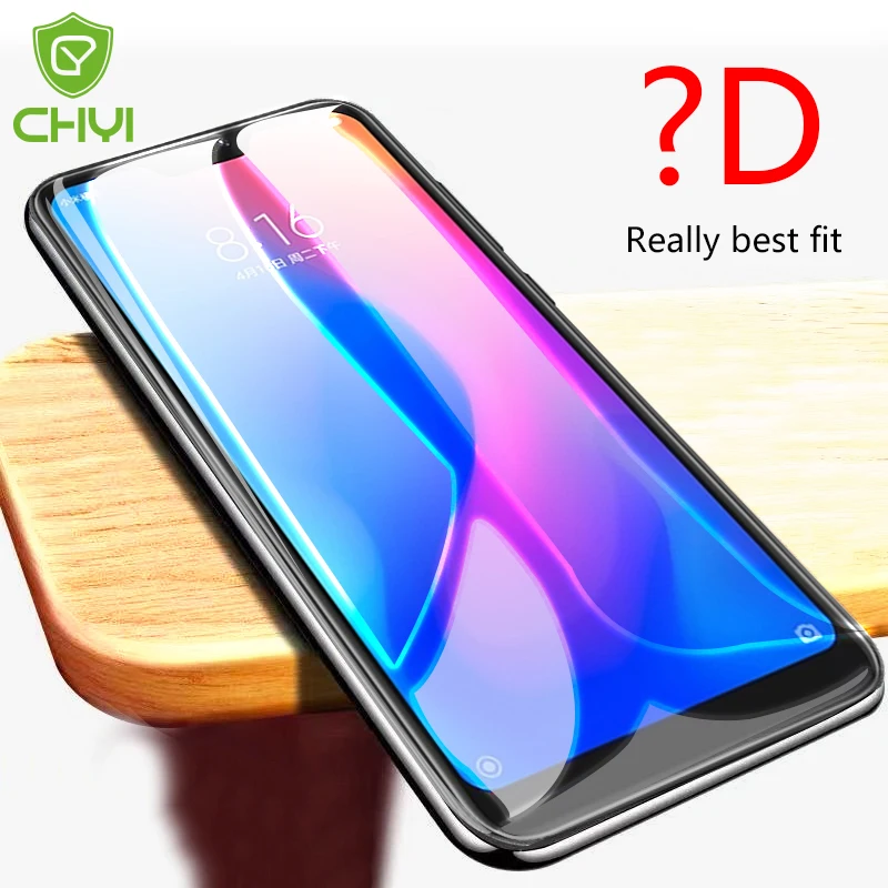 Изогнутое стекло CHYI для Xiaomi Redmi Note 6 Pro защита экрана 26 дюйма полное клеевое