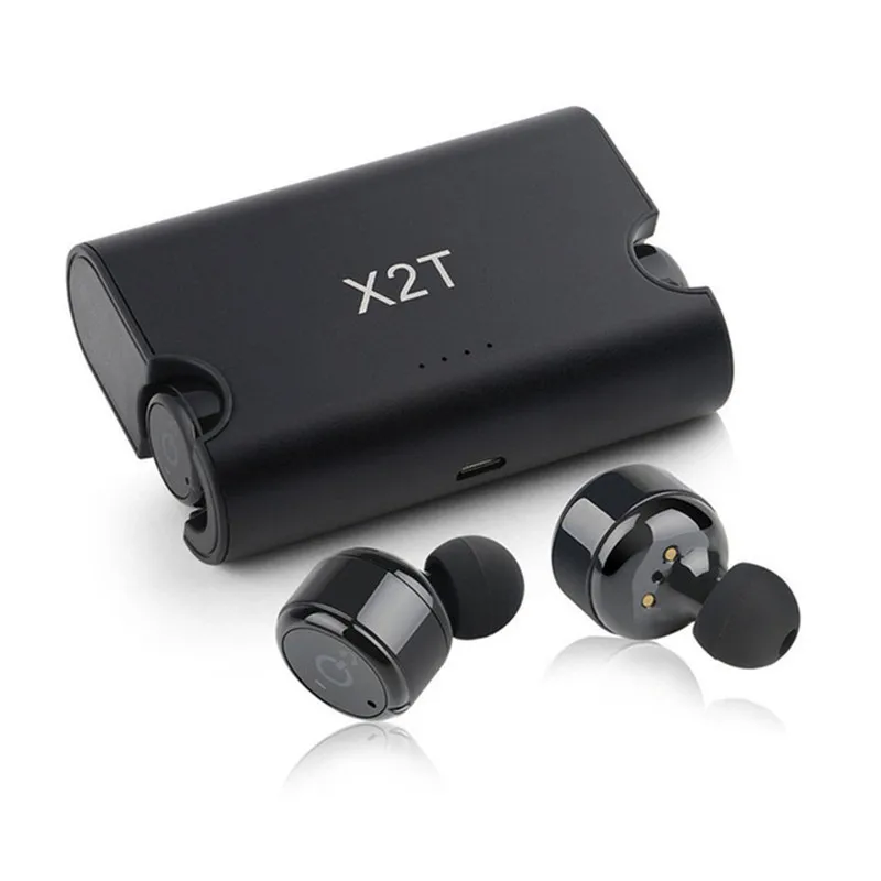 X2T миниатюрные Bluetooth наушники вкладыши беспроводные TWS с микрофоном