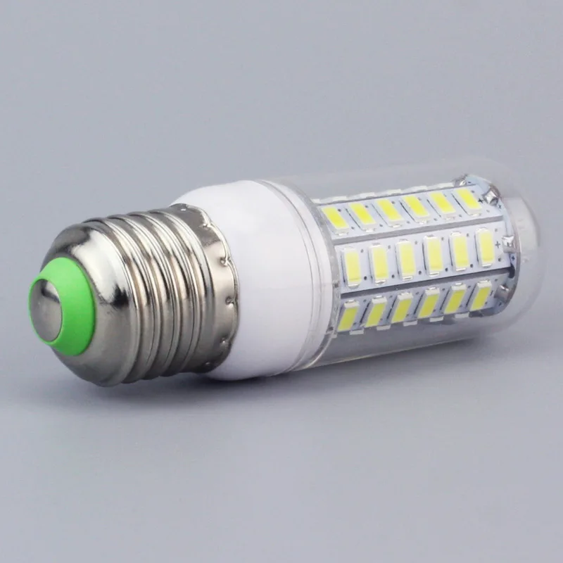 Из светодиодов кукуруза лампа 5730SMD 3 Вт 5 7 9 10 12 15 18 20 E14 E27 B22 G9 AC110v 220 В 240 хрустальная