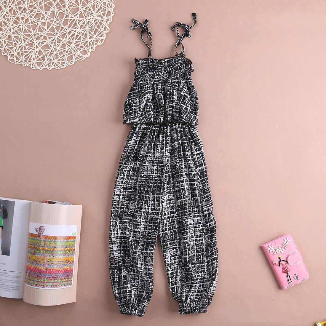 Новинка 2016 одежда для маленьких девочек дизайнерский модный детский комбинезон