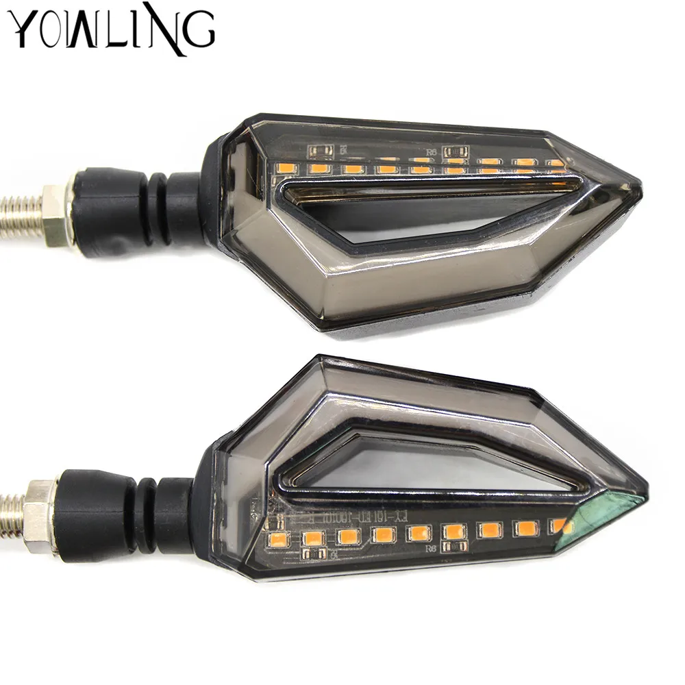 

12V LED Motorcycle Bike 8MM led Turn Signal Indicator Light Turning Lamp Universal Blinkers Flashers For Kawasaki Honda Suzuki