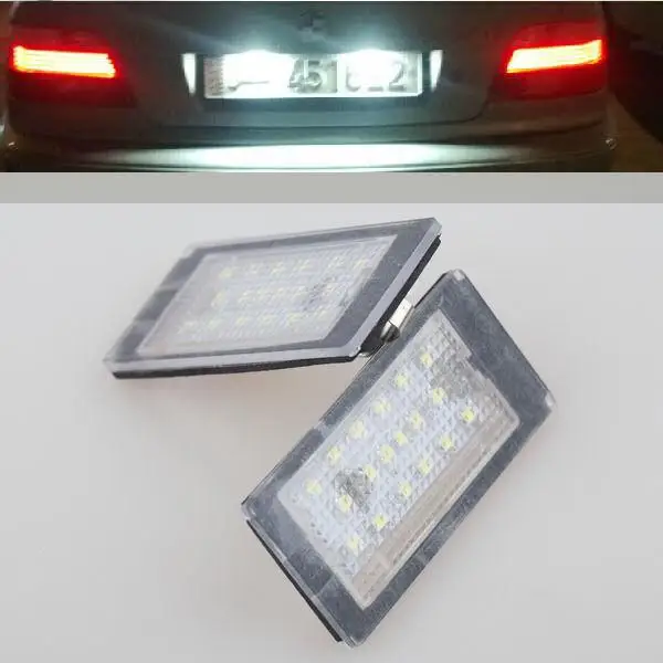 

2x LED ERROR FREE License Number Plate light For BMW E46 2 door Coupe 1998-2003