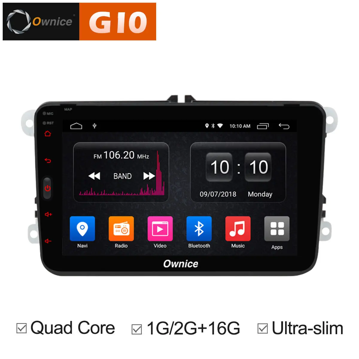4G SIM сети LTE Ownice C500 G10 Octa 8 Core Android 6 0 2G Оперативная память 2 Din автомобильный DVD gps Navi