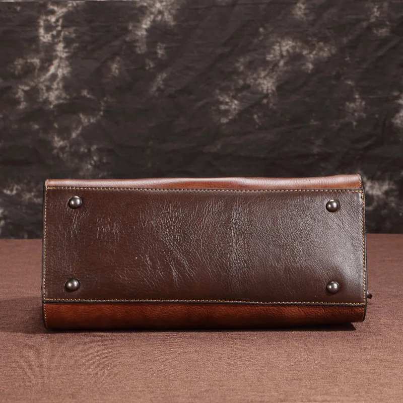 Norbinus Vintage Women Leather Handbags Luxury Bags Designer Genuine Tote Shoulder Bag Crossbody for Woman | Багаж и сумки