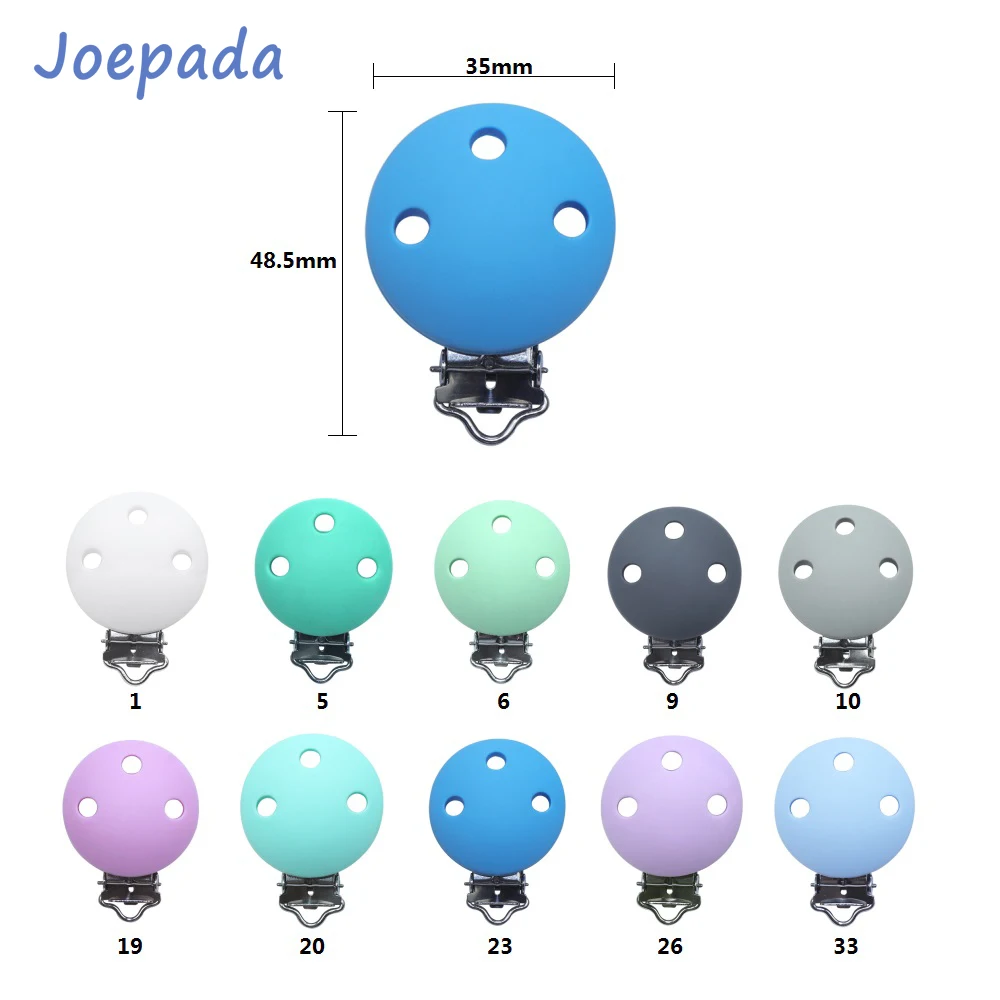 Joepada 1 шт. круглый силиконовый держатель для сосков без БФА бисер DIY Детская