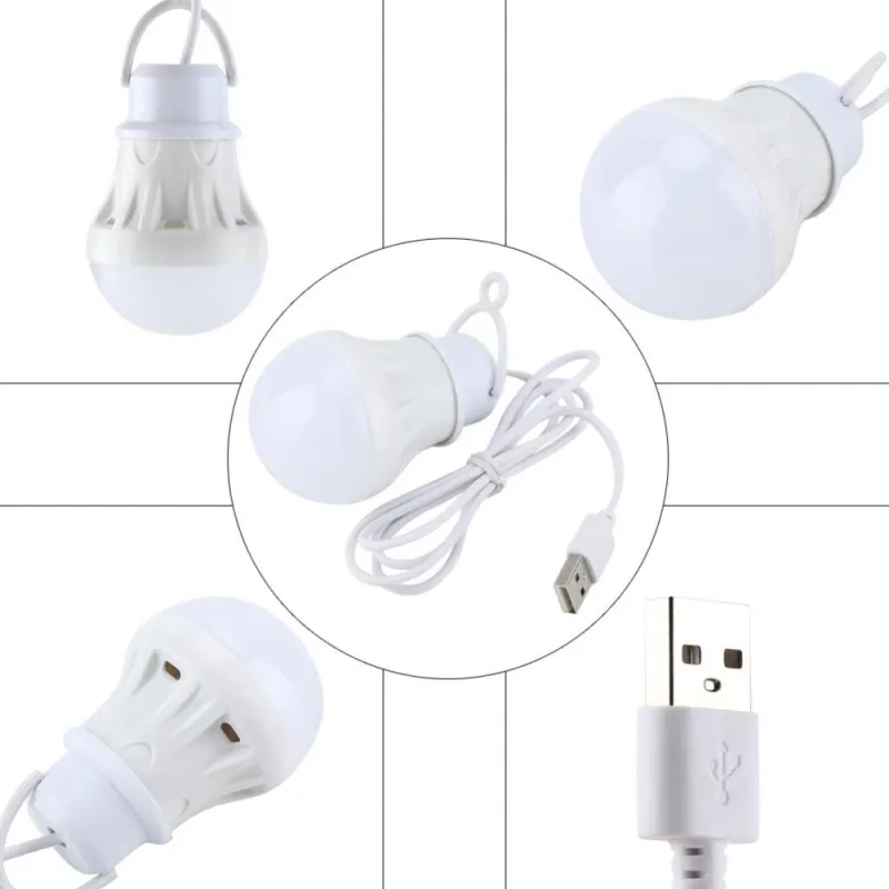 2/3/4 шт. Лампочка USB светильник 3 Вт 5 В SMD5730 Энергосберегающие низковольтные