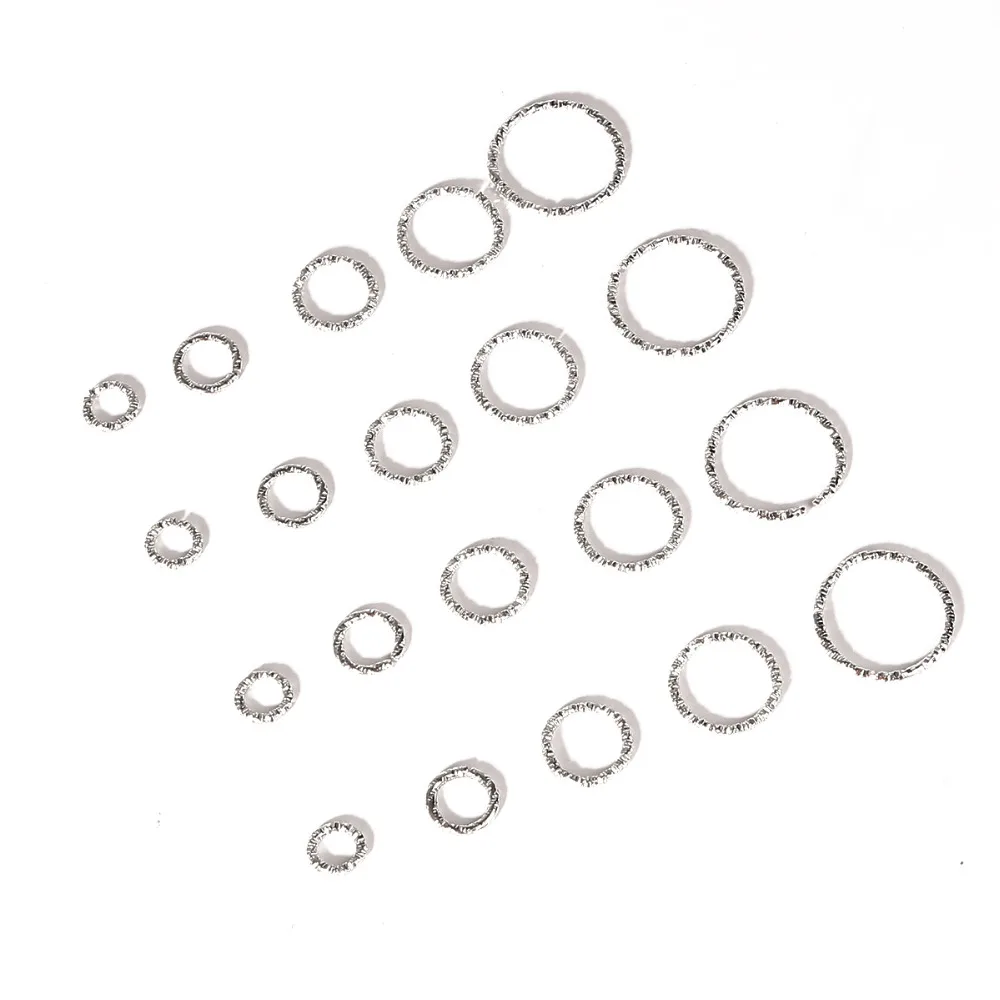 50pcs/lot Pick Size Round Jump Rings Twisted Closed Connectors Fashion Jewelry Making Sewing Craft DIY Handmade Findings | Дом и сад