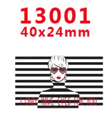 13001 30 шт мультфильм персонаж плоское украшение из смолы PR 12458 - Цвет: 13001