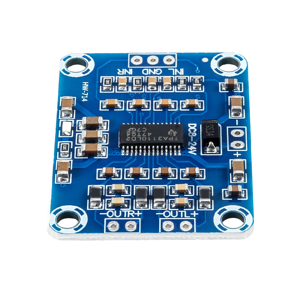 2X15W TPA3110 цифровой аудио усилитель модуль Плата ультра тонкий мини бинауральный DC